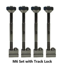 Foilite Titanium - Foil Drive Mounting System (set Of 4) 15 Foilite Titanium - Foil Drive Mounting System (set Of 4) -Kiteboarding Gear Store foilite titanium foil drive mounting studs size m6 w track lock