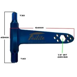 Foilite Titanium Torx Hammer Multi Tool T30/T40 -Kiteboarding Gear Store foilite titanium torx hammer multi tool 10