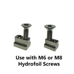 Foilite - Titanium Hydrofoil Track Lock Universal Track Nut - Set Of 4 -Kiteboarding Gear Store foilite titanium track lock universal track nut set 5