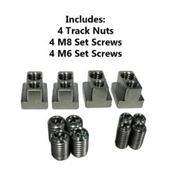 Foilite - Titanium Hydrofoil Track Lock Universal Track Nut - Set Of 4 -Kiteboarding Gear Store foilite titanium track lock universal track nut set 6