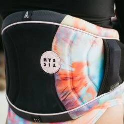 Mystic Dazzled Womens Kiteboarding Waist Harness - Dark Grey - 20% Off -Kiteboarding Gear Store mystic 2022 dazzled dark grey size 3