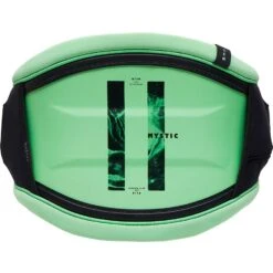 2024 Mystic Gem BK Womens Kiteboarding Waist Harness - Lime Green