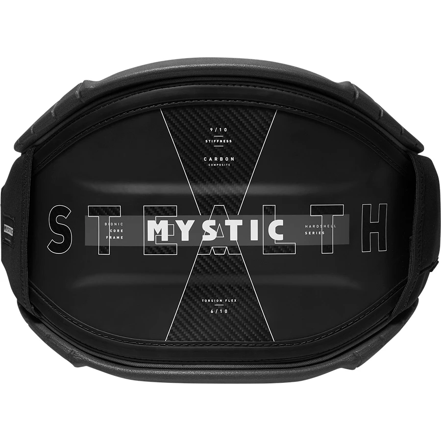 Mystic Stealth Kiteboarding Waist Harness - Black 1 Mystic Stealth Kiteboarding Waist Harness - Black