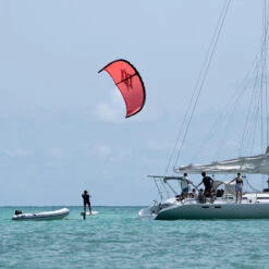 2025 Naish Boxer Single Strut Freeride/Foiling Kite - 5m - Coral Red - 25% Off -Kiteboarding Gear Store naish 2025 boxer single strut kite size bar 10 1