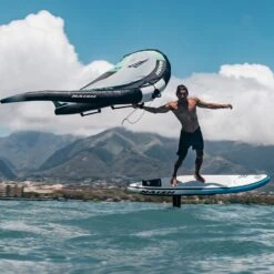 Naish 2025 Hover Downwind Inflatable Foil Board - Lightwind Wingboarding -Kiteboarding Gear Store naish 2025 hover downwind inflatable board size 8