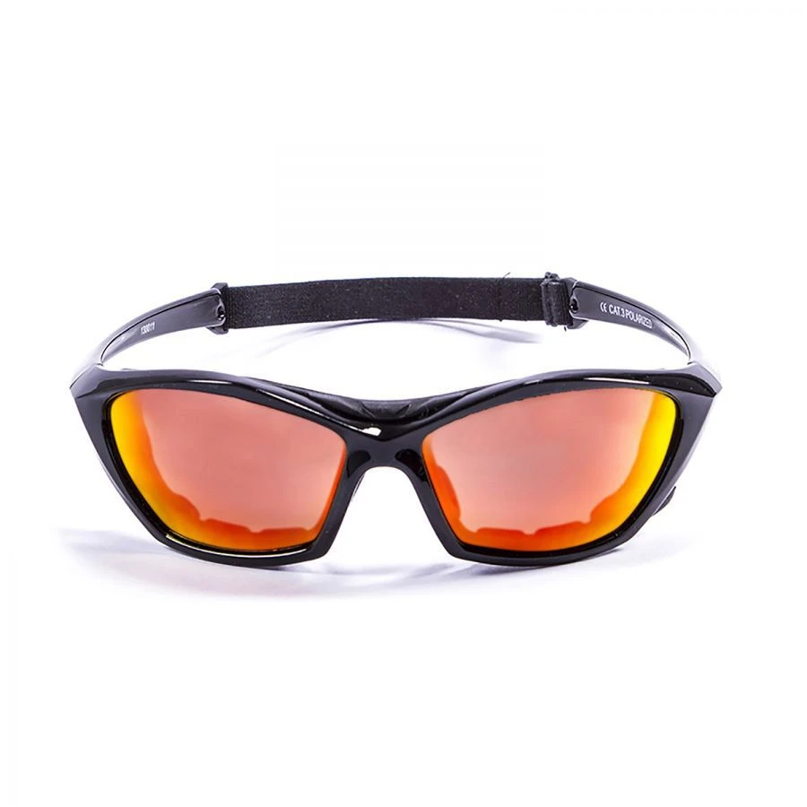 Ocean Lake Garda Kiteboarding Water Shades -Shiny Black W/Red Revo Lens 3 Ocean Lake Garda Kiteboarding Water Shades -Shiny Black W/Red Revo Lens - Image 3
