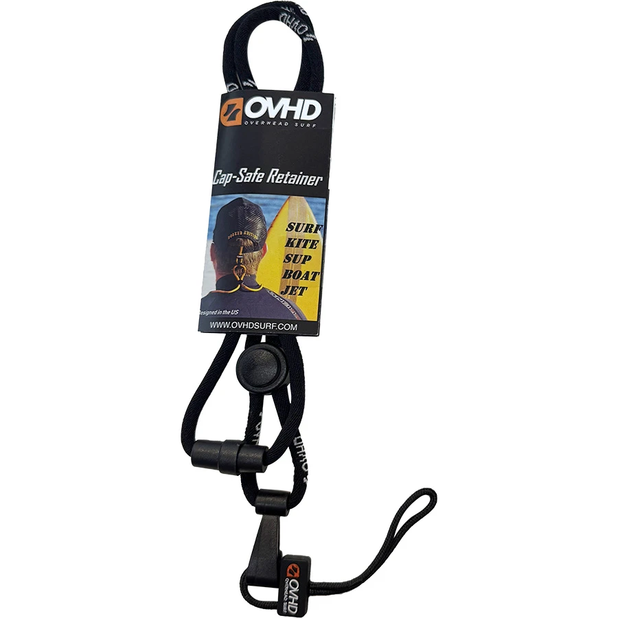 Overhead Surf Cap-Safe Retainer Lanyard Hat Leash 3 Overhead Surf Cap-Safe Retainer Lanyard Hat Leash - Image 3