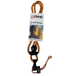 Overhead Surf Cap-Safe Retainer Lanyard Hat Leash 12 Overhead Surf Cap-Safe Retainer Lanyard Hat Leash -Kiteboarding Gear Store ovhd cap safe retainer orange black