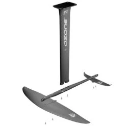 Apex V1 MA 1250 Complete Hydrofoil - 90cm Mast/78 Fuselage/210 Stabilizer -Kiteboarding Gear Store ozone apex hydrofoil wing 1250 complete 4