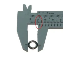 Micro Stainless Steel Ring - 12mm OD X 7mm ID -Kiteboarding Gear Store pks micro stainless large ring 12mm OD 7mm ID 4