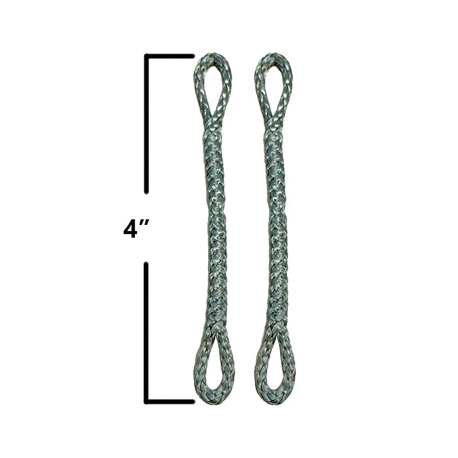 Slingshot Pigtail Loop-loop, 4 Inches, Grey (set Of 2) 2 Slingshot Pigtail Loop-loop, 4 Inches, Grey (set Of 2) - Image 2